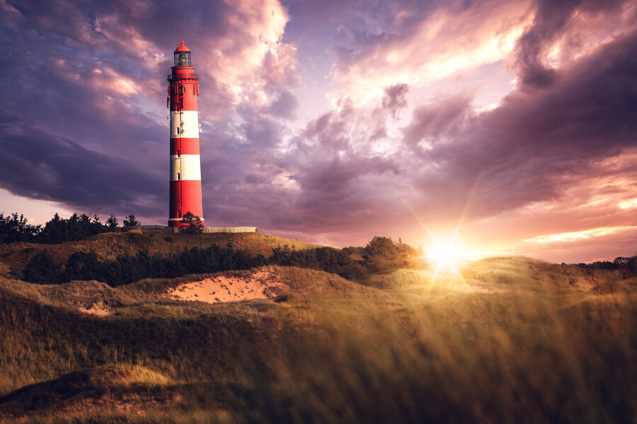 Jahres Rückblick-Leuchtturm-Amrum