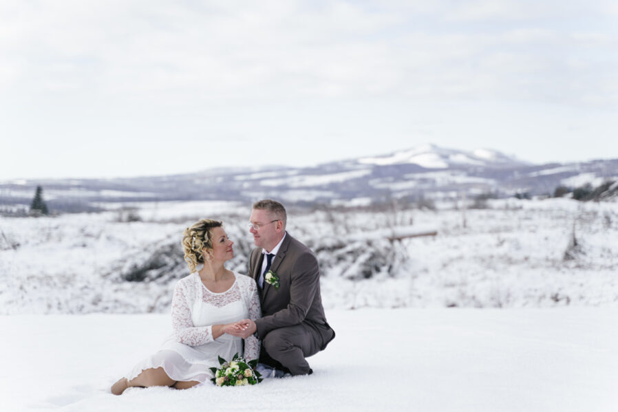 Heiraten im Harz in Winterlandschaft