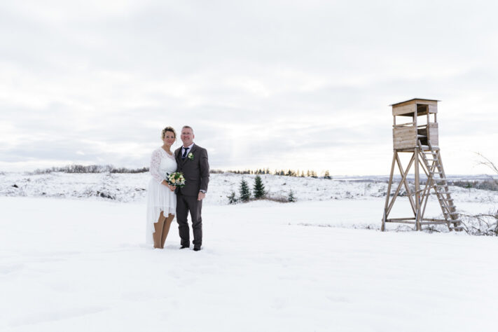 Brautpaar am Jägerstand