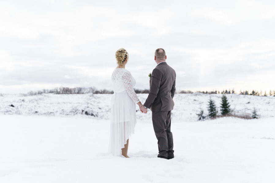 Winterhochzeit im verschneiten Harz