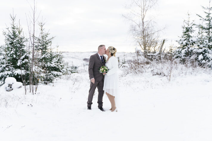 Hochzeitsfotografie im Winter