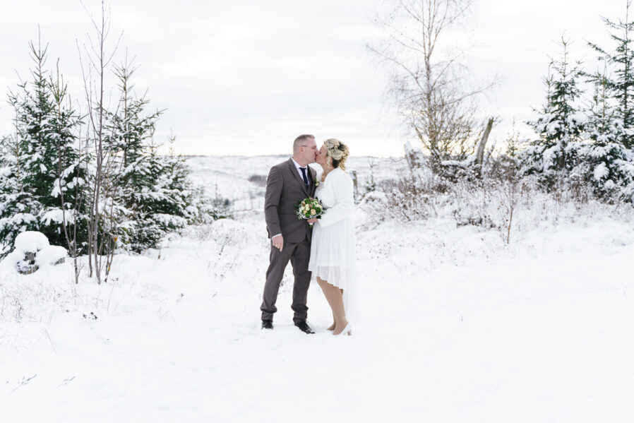 Hochzeitsfotografie im Winter